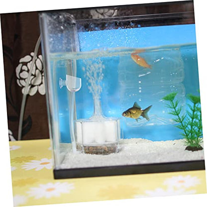 Toddmomy 4Pcs Aquarium Plant Cups with Suction Holders Red Worm Bloodworm Feeder Fish Tank Feeding Dish for Aquatic Plant Care and Fish Feeding Acrylic Easy Clean
