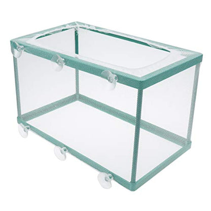 Xiaoyztan Aquarium Breeder Box with Suction Cups for Baby Fish | Plastic breeding box for isolating baby fish in aquariums with suction cup mount - size: 10.4"L x 6"W x 6.1"H