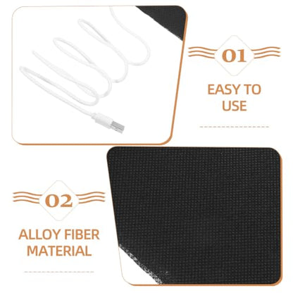 VILLCASE USB Heating Pad for Reptiles and Pets with Energy Saving Alloy Fiber Material Portable Heating Mat for Home the Go Use