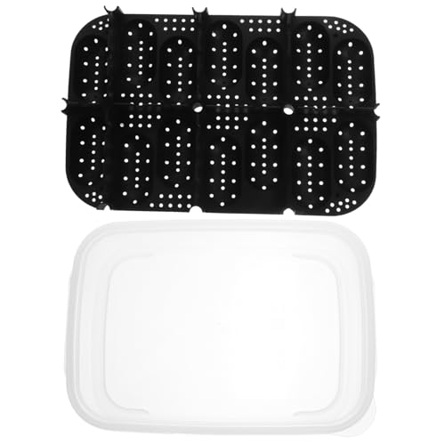 1pack Practical Reptile Egg Hatchery Box Lightweight Breeding for Geckos Lizards and Turtles Easy to Clean and Manage Incubator for Reptile Hatching Black - color: Black