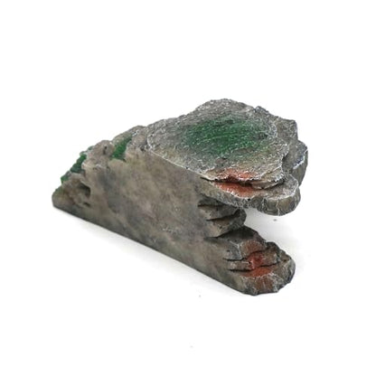 Gecko Hide Shale Scape Step Ledge, Reptile Cave Hideout Tank Accessories Decorations, Great for Reptiles, Amphibians, Leopard Gecko, Lizard, Frogs, Turtle (Small-B-7.3 * 4.4 * 3) - style: Small-B-7.3 * 4.4 * 3