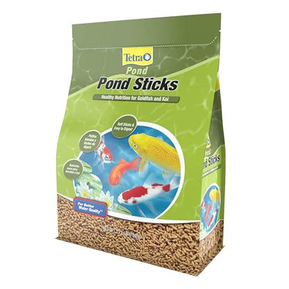 Tetra Pond Sticks Fish Food For Goldfish & Koi, 1.72 lbs | Healthy Daily Diet For All Pond Fish, Easy To Digest Floating Sticks Promote Clearer Water, Feed When Water Is +50 Degrees - size: 1.72 Pound (Pack of 1)