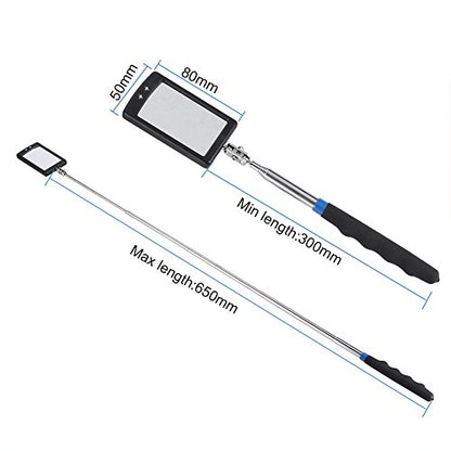 Telescoping Lighted Inspection Mirror，Telescoping LED Lighted Inspection Mirror 360 Swivel for Extra Viewing - style: Model-001