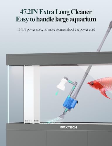 Aquarium Gravel Cleaner - Electric Automatic Removable Vacuum Water Changer Sand Algae Cleaner Filter Changer 110V/28W