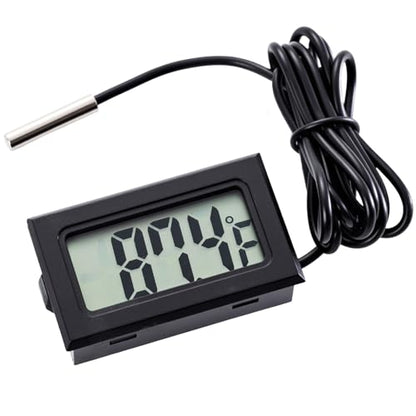 5-Pack Digital LCD Refrigerator Thermometer, Fahrenheit | -50F to 230F range, 0.1 degree resolution, for refrigerator and water temperature monitoring