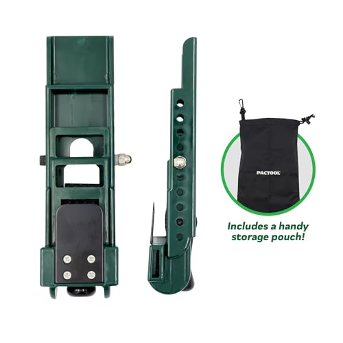 PacTool Gecko Gauge Kit w/Pouch - Fiber Cement Siding & Hardie HZ6 | For 5/16" fiber cement siding including James Hardie HZ5. Lap siding gauge with mounting clips & storage pouch included. - size: "5/16” Thickness for Hardie Siding with Pouch, style: STA