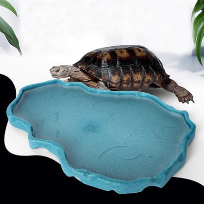 Luminous Reptile Food Bowl, Large | Water Dish, Terrarium Bowls, Tortoise Bowl - color: Luminous