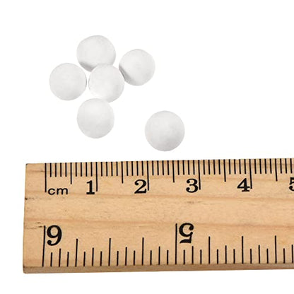 MECCANIXITY Clay Pebbles 7-8mm 0.88 lbs White Gardening Potted Balls for Hydroponic Growing, Vases Supplies, Bonsai Decor
