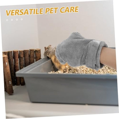 Bite Proof Gloves for Hamsters and Birds, Anti-bite Small Animal Handling Gloves, Calming Protective Mittens for Daily Pet Training and Interaction