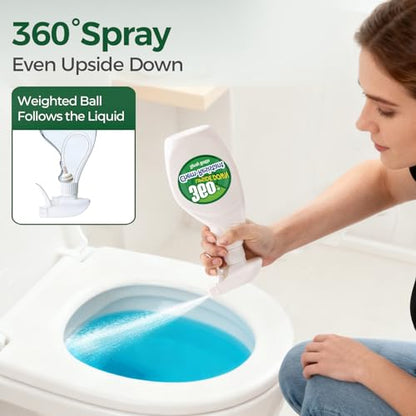 T4U Spray Bottles for Cleaning 16 oz 2 Pack, Empty Mist Sprayers | Adjustable nozzle delivers fine mist or stream for plants, hair, household solutions, gardening, salon and everyday cleaning - size: 16 OZ, 2 Pack