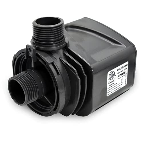 Sicce Multi Quiet 4000 Submersible Water Pump 990 GPH Adjustable Flow for Aquariums, Pond, Water Garden & Hydroponics - size: 990 GPH