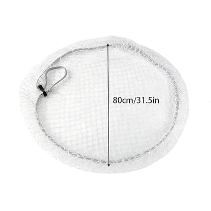 Aquarium Escape Proof Net,Escape Circular Mesh Lid for Terrarium, Resistant Nylon Material, Anti-Jumping Fish Tank Net for Fish Turtle - color: diameter 80cm/31.5inch