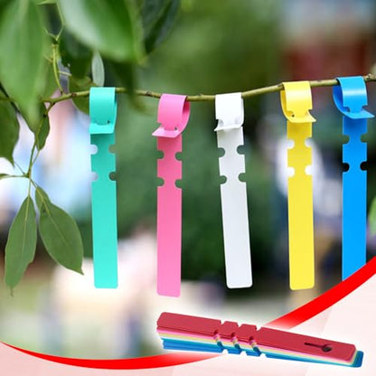 120Pcs Plant Labels 21cm x 2cm Plastic Plant Tags Tree Tags Labels