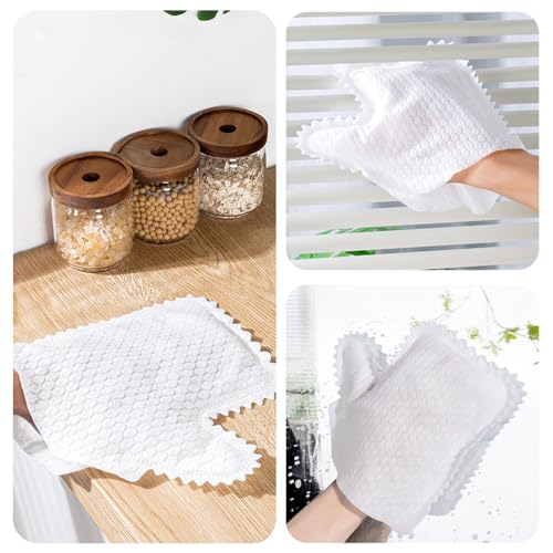 Coloday Multi-purpose Washable Dusting Gloves, 2026 Dual-Sided Pet Hair Cleaning Gloves Reusable Wet Dry Kitchen Mitt