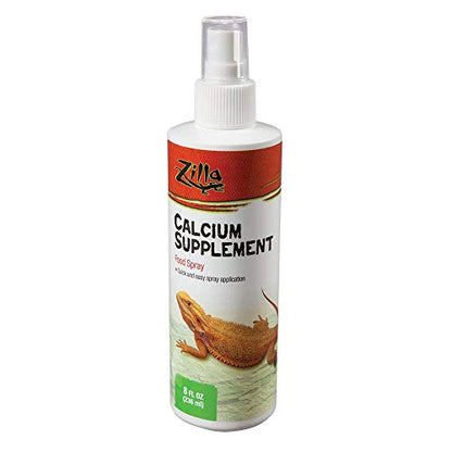 Zilla Calcium Supplement Food Spray 8 oz - Pack of 10