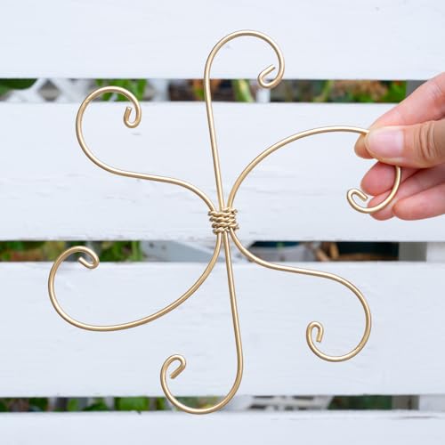 7.5In Monstera Plant Stem Support Hook Set-5PCS Metal stem Holder | Premium Stem Support for Monstera & Fishbone,Essential Growth Stabilizers for Leaf Support,Ideal Gift for Plant Lovers - size: 7.5 x 7.5 inches