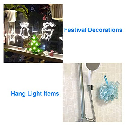 12 Pieces 0.8 inch Mini Clear Suction Cups for Glass, Without Hooks Without Holes, Plastic Sucker Pads for Festival Decoration Home Organization Window Car - size: 0.8"+no-hooks"