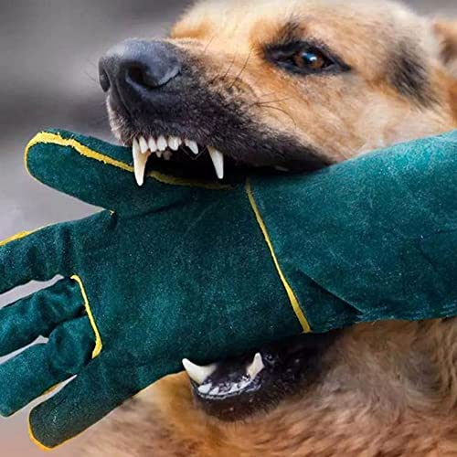 Animal Handling Gloves Bite Proof, 60 cm 23.6 Inch Reinforced Padding Non Scratch for Handling Falcon Dog Cat Bird Reptile Snake Anti Bite Work Gloves Protective Tools