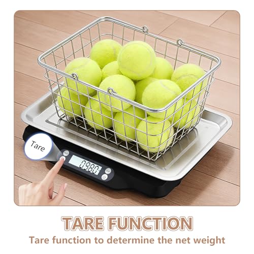 Helsevesen Digital Little Animal Precision Scale(30kg/2g; 66lb/0.1oz), Kitchen Scale, Postal Scale, Compact Bench Scale, Digital Wet Diaper/Organ Scale