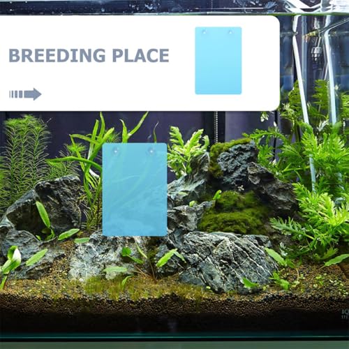 Abaodam Aquarium Fish Breeding Fish Tank Isolation Board Reptile Rock Basking Platform