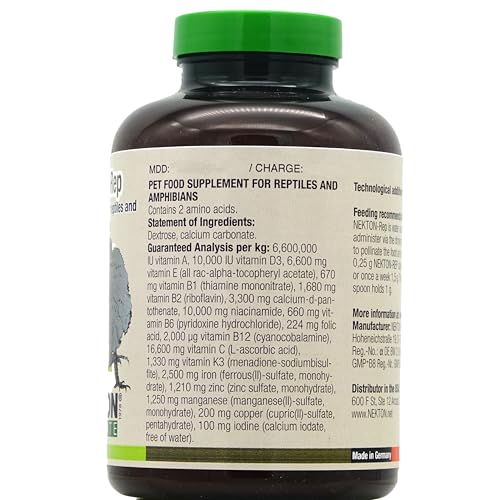Nekton-Rep Vitamin Mineral Supplement for Reptiles 300g / 10.58oz - size: 10.58 Ounce (Pack of 1)