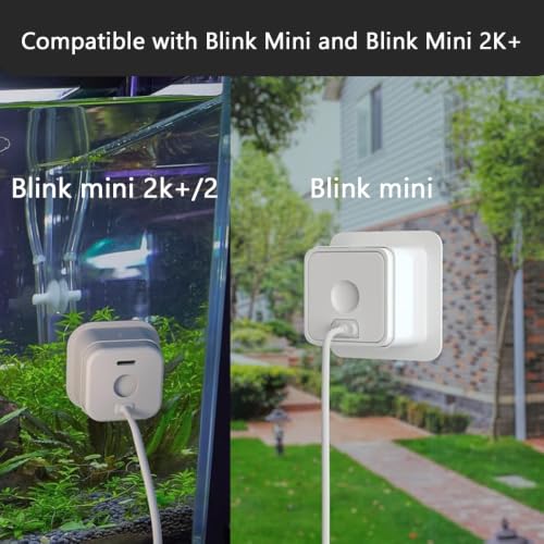 Window Mount for Blink Mini 2K+ / Mini Indoor Camera | Blink Camera Window Mount for Indoor/Outdoor Monitoring , No Reflection , No-Drill , Through Glass Use Blink Indoor Camera