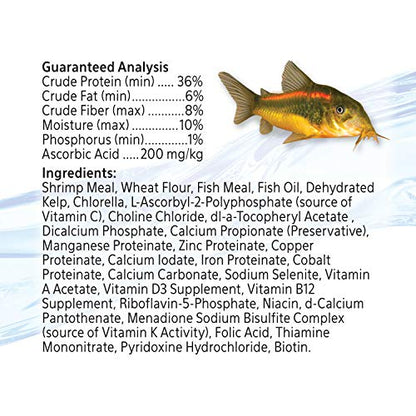 Aqueon Shrimp Pellets Sinking Food for Tropical Fish, Goldfish, Loaches, Catfish and Other Bottom Feeding Fish, 6.5 oz | For tropical fish, goldfish, loaches, catfish and other bottom feeders - size: 6.5 Ounce (Pack of 1)