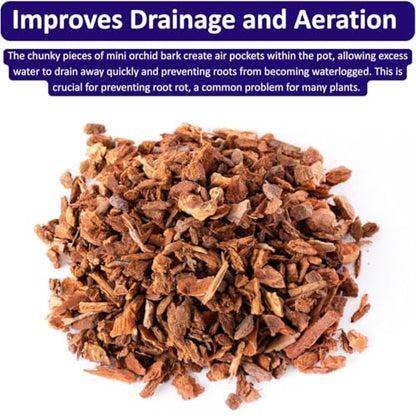 SuperMoss (23107) Orchid Potting Bark, 100% Natural White Fir Bark, 1/4", 1,560 Cu. in. - size: 1,560 Cu. In., style: 1/4"