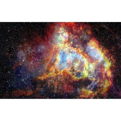 Outer Space Fish Tank Background Fantasy Alien Planet Nebula Galaxies Aquarium Background Stars Nebula Atmosphere Terrarium Backgrounds Outer Space Alien Planet Reptile Tank Backgrounds 36x24in - color: Brown_Red, size: 36(W)x24(H)inches/ 90(W)*60cm(H)