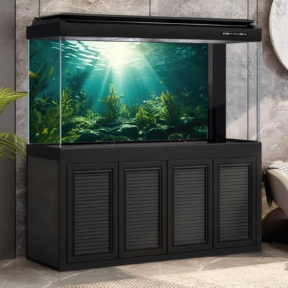 Aquarium Background Underwater Aquatic Plants Rocks Fish Tank Background Tropical Fish Sun Rays Landscapes Terrarium Backgrounds Undersea Rocks Green Seaweeds Reptile Tank Backgrounds Poster 24x12in - color: Green, size: 24(W)x12(H)in