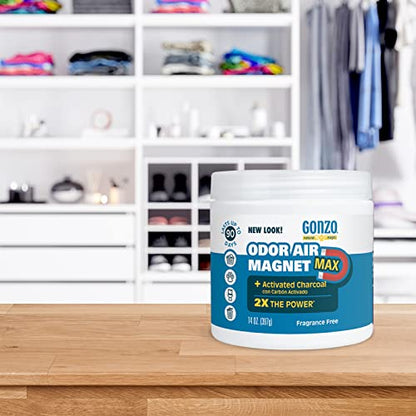 Gonzo Natural Magic Odor Air-Magnet with Activated Charcoal, Odor Eliminator, 14 Oz - size: 14 Ounce (Pack of 1)