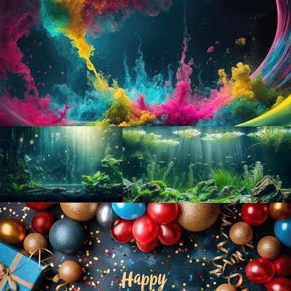 Fantasy Mushroom Forest Aquarium Background Abstract Cartoon Mushroom Reptile Tank Backgrounds Vibrant Jungle Mushrooms Theme Fish Tank Background Magic Mushrooms Reptile Enclosure Backgrounds 24x16in - color: Purple Pink, size: 24(W)x16(H)in