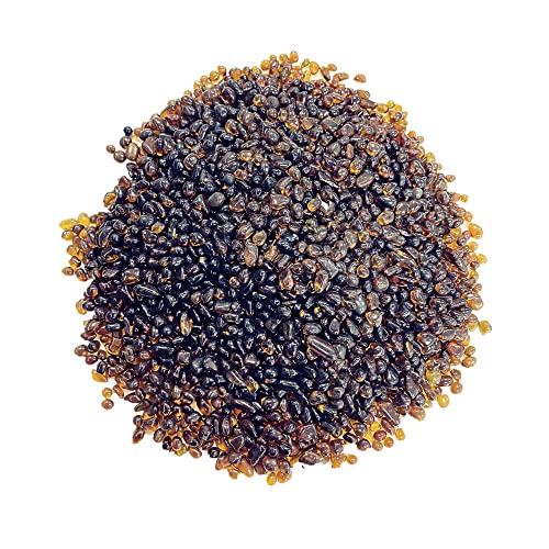 Decorative Stones,Glass Stones,1 Lb About 460 G Irregular Sea Glass Pebbles Artificial Glaze Crystal Stones Rocks for Vase Filler,Table Scatter,Aquarium or Air Plants Decoration (Dark Gold) - color: Dark Gold