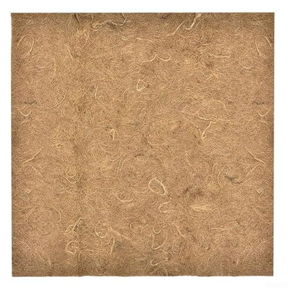 Coco Coir Liner 60x60cm Natural Coconut Fiber Mat for Flower Baskets Planters Garden Decoration Reptile Carpet Pets Pad Brown Single Pack Lasting Quality