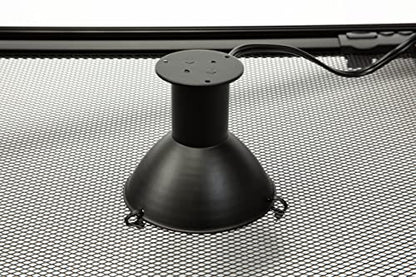 Reptile Mini-Ceramic Heat Emitter Dome Fixture with 54" AC Cord and Switch