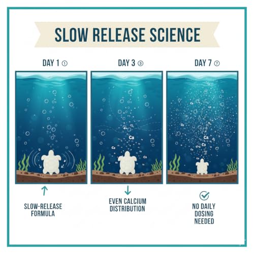 Shellstrong Premium Calcium Block for Aquatic Turtle - Slow Release Water Tank Conditioner - Cuttlebone for Aquarium - Turtle Tank Accessories - 20 Gallon Aquatic Treatment (1 Calcium Block) - size: 1 Calcium Block