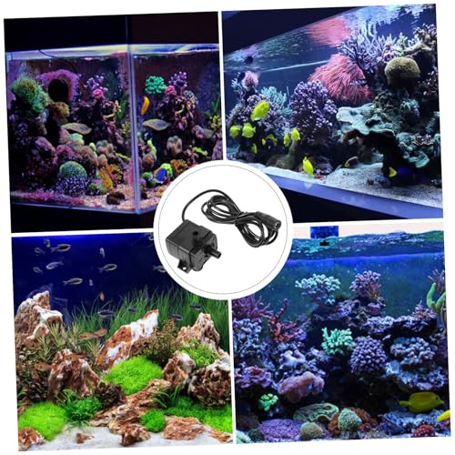 Fish Tank Submersible Pump Water Pump for Aquariums Ponds Fountains Hydroponics Compact Design for Easy Use Power Supply Included