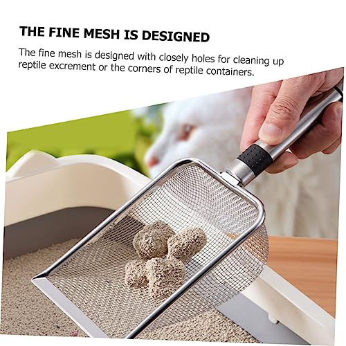 Pet Reptile Litter Scoop Reptile Shovel Filtered Design for Easy Waste Cleanup for