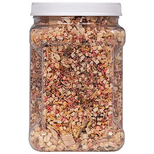 Healthy Herp Box Turtle Food Instant Meal for Reptiles - Nutritious Turtle Food, Tortoise Habitat Accessories, Tortoise Food - Made in USA, Quick Prep - 10.5 oz (310g) - size: 10.5 Ounce (Pack of 1), style: Jar