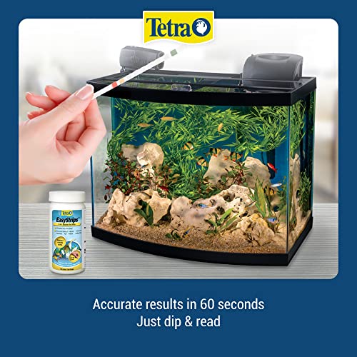 Tetra EasyStrips 6-in-1 Aquarium Water Test Strips, 25 Count | 1 Strip Tests 6 Water Quality Issues, Results In 60 Seconds, For Freshwater Or Saltwater Fish Tanks, Test Weekly - size: 25-Strip