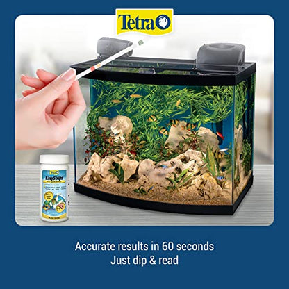 Tetra EasyStrips 6-in-1 Aquarium Water Test Strips, 25 Count | 1 Strip Tests 6 Water Quality Issues, Results In 60 Seconds, For Freshwater Or Saltwater Fish Tanks, Test Weekly - size: 25-Strip