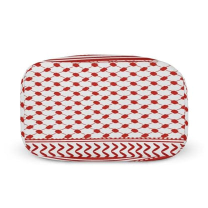 Middle Eastern Red Pattern Insulated Lunch Bag for Women Men, Large Capacity Thermal Lunch Tote Bag with Handle - color: Middle Eastern Red Pattern
