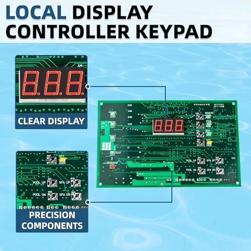 472100 Digital Display Temperature Controller Board Compatible with Pentair MiniMax NT Series Pool & Spa Heaters – High Precision, Easy Install, Durable Upgrade with Keypad