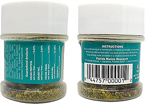 Needzo Hermit Crab Food Bottles for Refill, All in One Natural Supplies and Habitat Necessities for Crabs, Two Ounces Each, 2 Pack