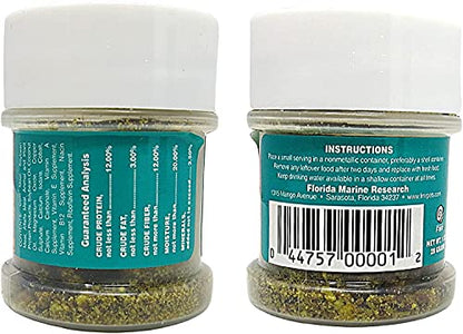Needzo Hermit Crab Food Bottles for Refill, All in One Natural Supplies and Habitat Necessities for Crabs, Two Ounces Each, 2 Pack