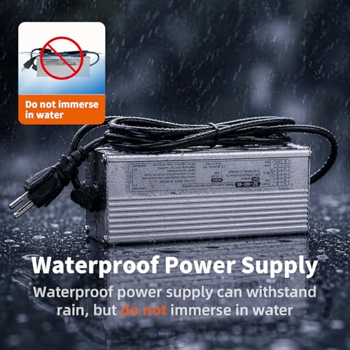 Ultrasonic Fogger Mist Maker 12 Heads, 9000ml/H 110V 400W Waterproof Ultrasonic Mister with Float, Pond Mister, Humidifier for Halloween, Vegetable Preservation, Greenhouse, Landscape