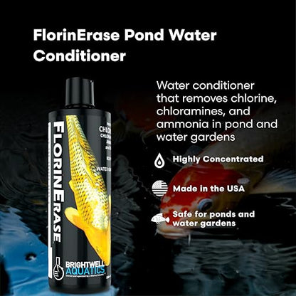 Brightwell Aquatics FlorinErase Pond Water Conditioner, 2L