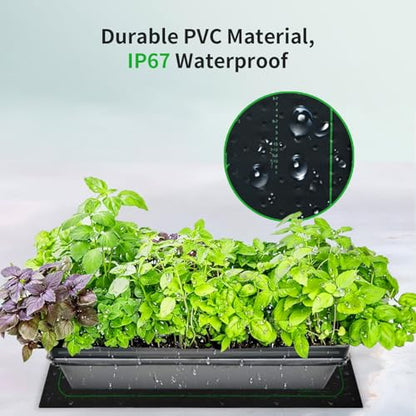 20"x20" Durable Seedling Heat Mat with Thermostat Controller | Durable Waterproof Hydroponic Heating Pad with ETL Certified for Indoor Plant Gardening and Cutting, Brewing and Greenhouse - style: 20"x20" Heat Mat with Digital Thermostat