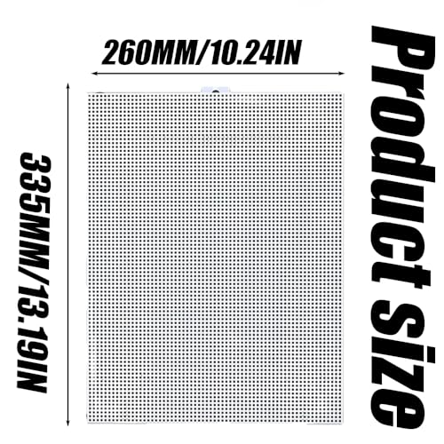 2Pcs Fish Tank Divider, Plastic Cuttable Grid Plate, Aquarium Dividers with 12Pcs Suction Cups, Clear Fish Separator DIY Designed Easy to Bent, 13 x 10 Inch