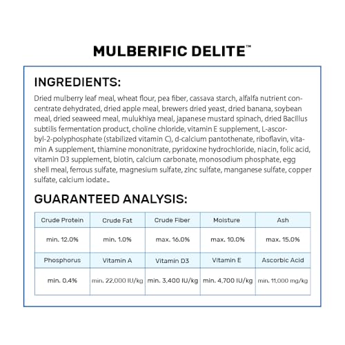 Hikari Mulberific Delite Tortoise Food & Iguana/Herbivorous Lizard Probiotic Pellets (650g)